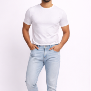 Light Blue Regular Fit Jeans | Stylish Casual Denim for Daily Wea