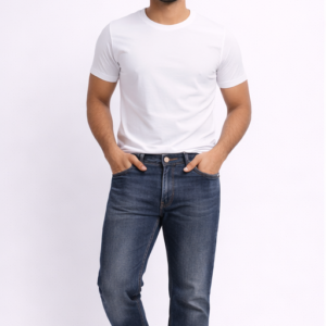 Regular Fit Jeans – Premium Blue Denim, Comfortable Daily Wear